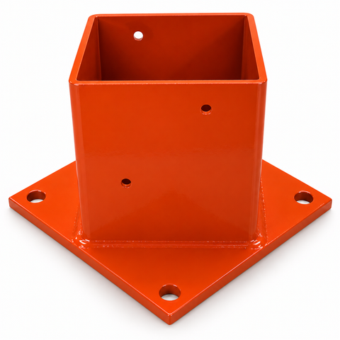 Ellis FH-6 Flat Head Base  or Top Plate for 6x6 Lumber Posts