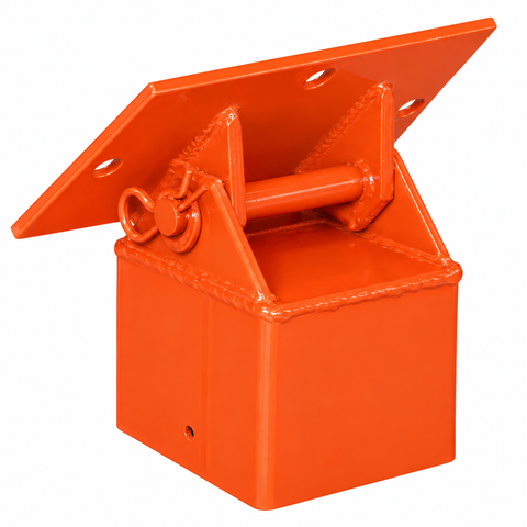 6x6 Pivoting Shore Cup PC-FP66 with Flat Plate - Ellis Manufacturing Co.