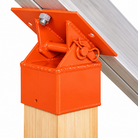 Pivoting Shore Cup PC-FP66 in use 6x6 Post - Ellis Manufacturing Co.