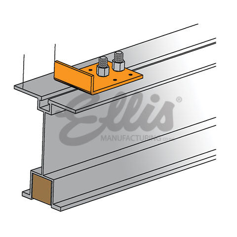 Angle Plate for Purlin Splicer Aluminum Beam - Ellis Manufacturing Co.