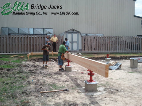 Heavy Duty Support Jack, Beam Support, foundation support - Ellis Manufacturing Co. - BJ-6
