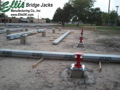 Heavy Duty Support Jack, Beam Support, foundation support - Ellis Manufacturing Co. - BJ-6