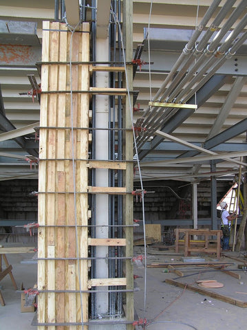 Ellis Manufacturing Co. Scissor Column Clamps Stadium Pillar