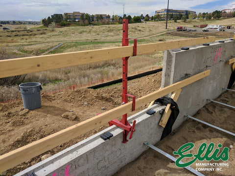 Parapet Rails Parapet Wall Temporary Guardrails | Ellis Manufacturing Co.