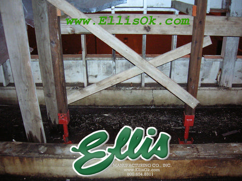 Ellis Manufacturing Screw Jacks sagging floors