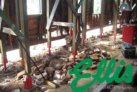 Structural Support Jack 6x6 Adjustable Steel Screw Jack, Support Jacks | Ellis MFG. CO.